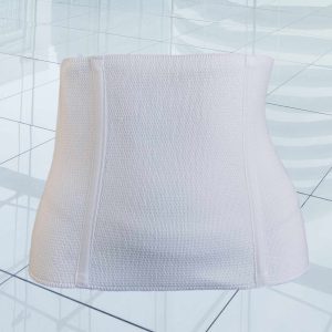 Forni Medical Bauchbandage mit Stäbchen, 25 cm hoch, weiss