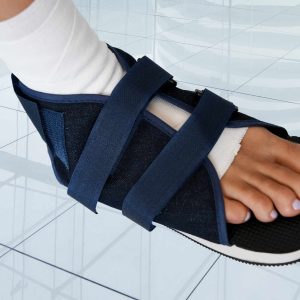 Forni Medical Verbandschuh Bananenform Jeansblau