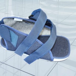 Forni Medical Verbandschuh Bananenform innen jeans blau