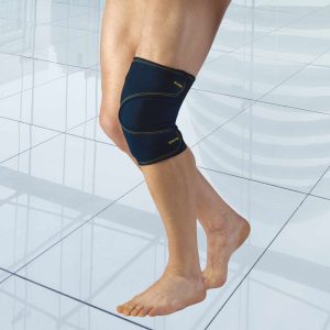 Forni Medical Pavis Elastische, regulierbare Kniebandage, blau