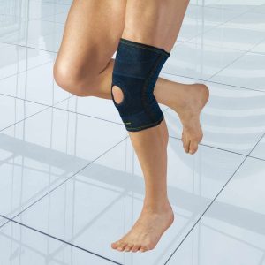 Forni Medical Pavis Kniebandage mit Patellaaussparung, blau